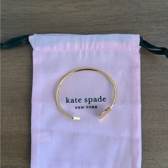 Kate Spade Gold Heritage Heart Cuff - Picture 6 of 7